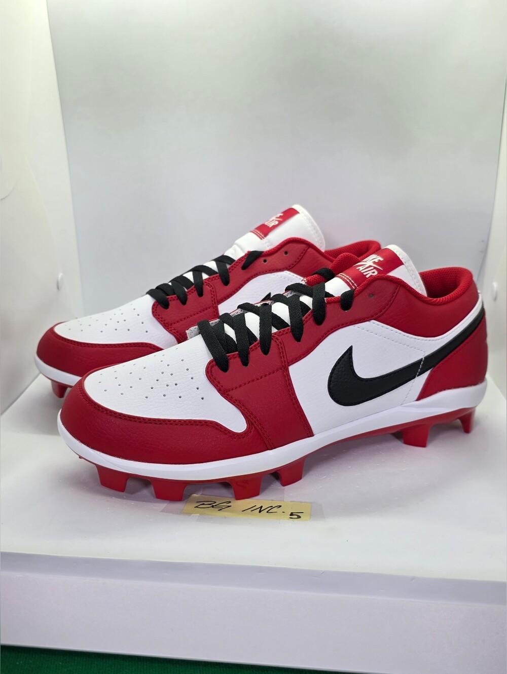 Nike Air Jordan 1 Retro MCS Low Chicago Baseball Cleats Men’s sz 12 / CJ8524-611